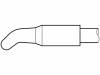 C245-627, Жало; изогнутый конус; 2,9мм; longlife, JBC TOOLS