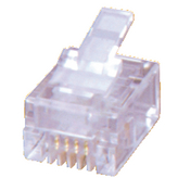 MHRJ114P4CR, Modular plug 4 Unshielded, MH Connectors