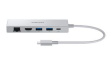 EE-P5400USEGEU USB Hub, 5x HDMI Socket/RJ45 Socket/USB A Socket/USB C Socket - USB C Plug