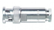 5056 Triaxial Connector, BNC, Brass, Plug, Straight, 50Ohm, Solder Terminal