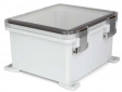 UPCT121006HML PolyBox 326 х 276 х 185 мм, петли, защелки AISI316, прозрачная крышка, PC, IP66