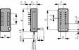 240-1280-00-0602J Тестовый разъем микросхемы, DIL 40