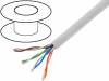 U/UTP5E-FCCA-100 Кабель; U/UTP; 5e; многопров; CCA; 4x2x26AWG; ПВХ; серый; 100м