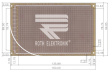 RE437-LF Laboratory card FR4 Epoxide + chem. Sn