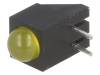 L-73CB/1YDA LED; в корпусе; Кол-во диод:1; 4,8мм; THT; желтый; 5-20мкд; 60°