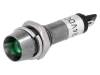 IND8-24G-B Индикат.лампа: LED; вогнутый; 24ВDC; Отв: O8,2мм; IP40; под пайку