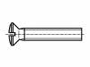 1075500 Винт; M2x5; Головка: потайная; Шлиц: прямой; нержавеющая сталь А2