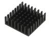 ICK BGA 29 X 29 X 10 Радиатор: штампованный; черный; L:29мм; W:29мм; H:10мм; алюминий