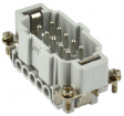 JNEM 10 male insert, 10 poles + PE