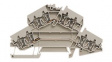 1394040000 Multi Tier Modular Terminal, 800V, 22A, 8 Poles, 2.5mm\x1a, Tension Clamp, Beige