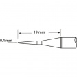 PTTC-701 Soldering tip Conical, pair
