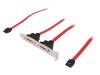 CS0006, SATA to e-SATA adapter; SATA x2,eSATA x2; 0.5m, LOGILINK
