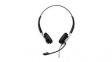 1000670 USB-C Headset, IMPACT 600, Stereo, On-Ear, 18kHz, USB/Stereo Jack Plug 3.5 mm, Black / Silver