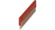 3000706 FBS 50-3,5 Plug-in Bridge, Red, Poles, 50, Pitch 3.5 mm