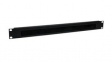CMBRUSH1U 19" Sever Rack Bruch Style Cable Management Panel, 1U, Steel, Black