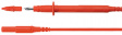 SPL 7347 NI / 1 / 100 / RT Предохранительный измерительный вывод красный 100 cm