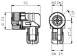 RKCW 5/7 Cable box, M12 5-pin