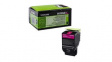 80C2SME Toner Cartridge, 2000 Sheets, Magenta