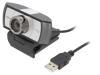 UA0377, Веб-камера; черный,серебристый; USB; 1,6м; Монтаж: клипса; 120°, LOGILINK