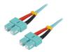 FP3SC02, Разъем: световодный; patchcord; с обеих сторон, SC; на защелки, LOGILINK