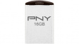 P-FDI16G/APPMT2-GE USB-Stick M2 Attache, 16 GB, metallic