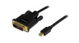 MDP2DVIMM3B Video Cable, Mini DisplayPort Plug - DVI Plug, 1920 x 1200, 910mm