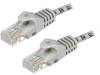 CP1022U Patch cord; U/UTP; 5e; CCA; серый; 0,5м; вилка RJ45,с обеих сторон