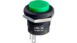 LP0115CCKW01F Pushbutton Switch 1CO ON-(ON) Black / Green