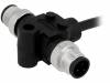 SS-040400-MM0-TSA01, Разветвитель; 2 М12 "папа", кабель; код A-DeviceNet / CANopen, Amphenol