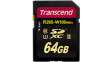 TS64GSD2U3 SD Memory Card 64 GB, 285 MB/s, 180 MB/s