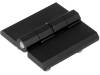 3.ZN65.002 RAL-9005 Петля; Шир:50мм; сплав алюминия и цинка; черный; H:50мм