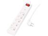 PROTECTION STRIP 6TEL@ PL, Сетевой фильтр: защитный; Гнезда:7; 250ВAC; 10А; Цвет: черный; 1м, Eaton