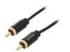 VAB-R09-B150 Кабель; вилка RCA,с обеих сторон; 1,5м; Покрытие: позолота