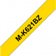 MKE-621BZ Label Tape 9 mm Black on Yellow 8 m