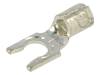 8262, Вилочный; M4,5; обжим; на провод; неизолированный; медь; 12?10AWG, Keystone