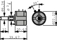 3590S-2-502L Wirewound Potentiometer, 5 kOhm, Soldering lugs