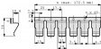 THFM 1 Фиксирующая пружина транзистора, одиночная