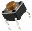 B3F-1105 Микропереключатель; 1; SPST-NO; 0,05A/24ВDC; THT; 2,55Н; 6x6мм