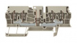 7920950000 Test Disconnect Terminal, 400V, 16A, 2 Poles, 2.5mm\x1a, Tension Clamp, Dark Bei
