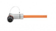 HVBI903R8AFCARDFG35L0000 Connector with Interlock, A Coded, Red, Plug, 1 Contacts, 35 ... 35mm², 180A