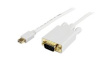 MDP2VGAMM3W Video Cable, Mini DisplayPort Plug - VGA Plug, 1920 x 1200, 910mm