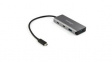 HB31C2A2CB USB Hub, 4x USB A Socket/USB C Socket - USB C Plug