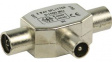 CSGB40951ME T-Type Coax Splitter, IEC Plug - 2x IEC Socket