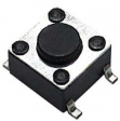 RND 210-00203 PCB Tactile Switch , 50 mA, 12 VDC