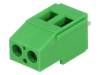 AK700/2-5,0-V/GRUEN Клеммник; 5мм; угловой 90°; Контактные группы:2