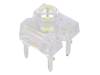 OSW54LZJC1D LED Super Flux; 7,62x7,62мм; белый холодный; 1560?2180мкд; 120°