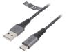 49297 Кабель; USB 2.0; вилка USB A,вилка USB C; 2м; 480Мбит/с