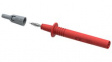 RND 350-00112 Test Probe  diam.4mm Red, Nickel-Plated Brass