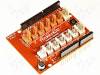SHIELD - TINKERKIT SENSOR SHIELD V.2, Дочерняя плата; sensor shield; TWI, UART; Кол-во диод:1, Arduino