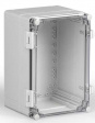 WPCP203018T Cubo W 200 x 300 x 185, с петлями и замками, рамная вставка, прозрачная крышка,
